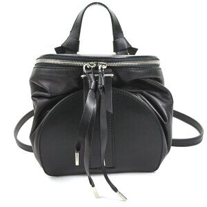 BALLY Black Leather Backpack